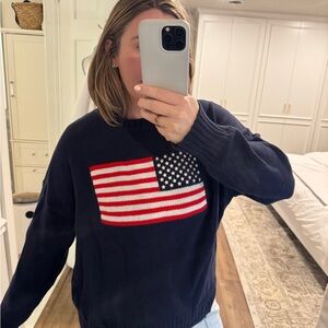 American Flag Sweater